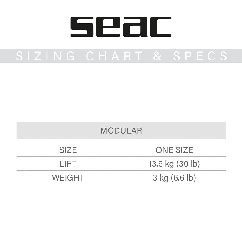 MODULAR BCD SEAC ONE SIZE FITS ALL ADJUSTABLE