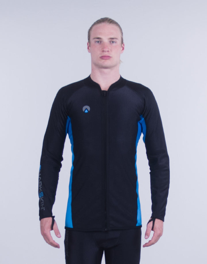 CHILLPROOF LONG SLEEVE CHEST ZIP TOP - MENS