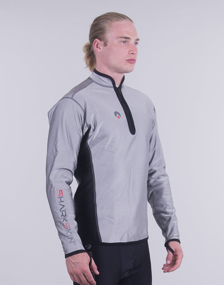 CHILLPROOF LONG SLEEVE CHEST ZIP TOP - MENS