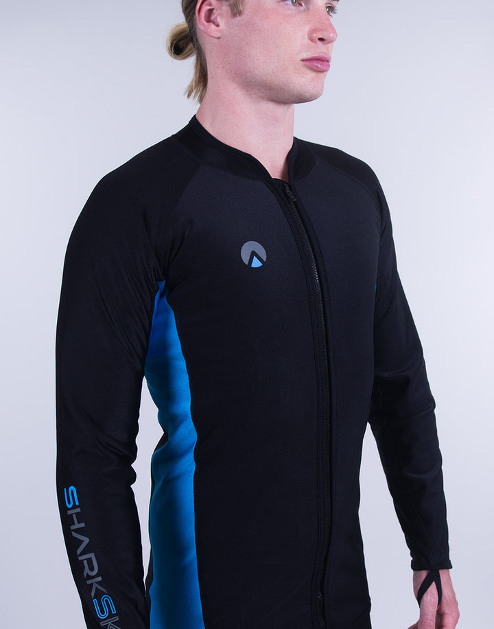 CHILLPROOF LONG SLEEVE CHEST ZIP TOP - MENS