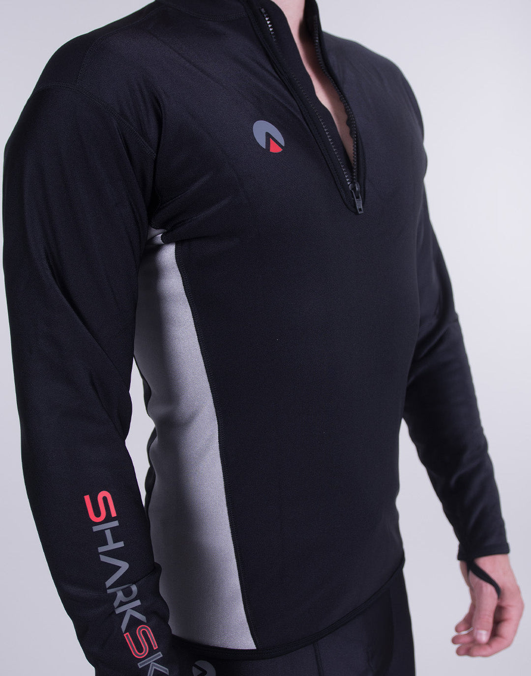 CHILLPROOF LONG SLEEVE CHEST ZIP TOP - MENS