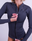 T2 CHILLPROOF LONG SLEEVE FULL ZIP TOP - WOMENS