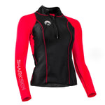 Sharkskin Performance Wear Long Sleeve - Womens Red