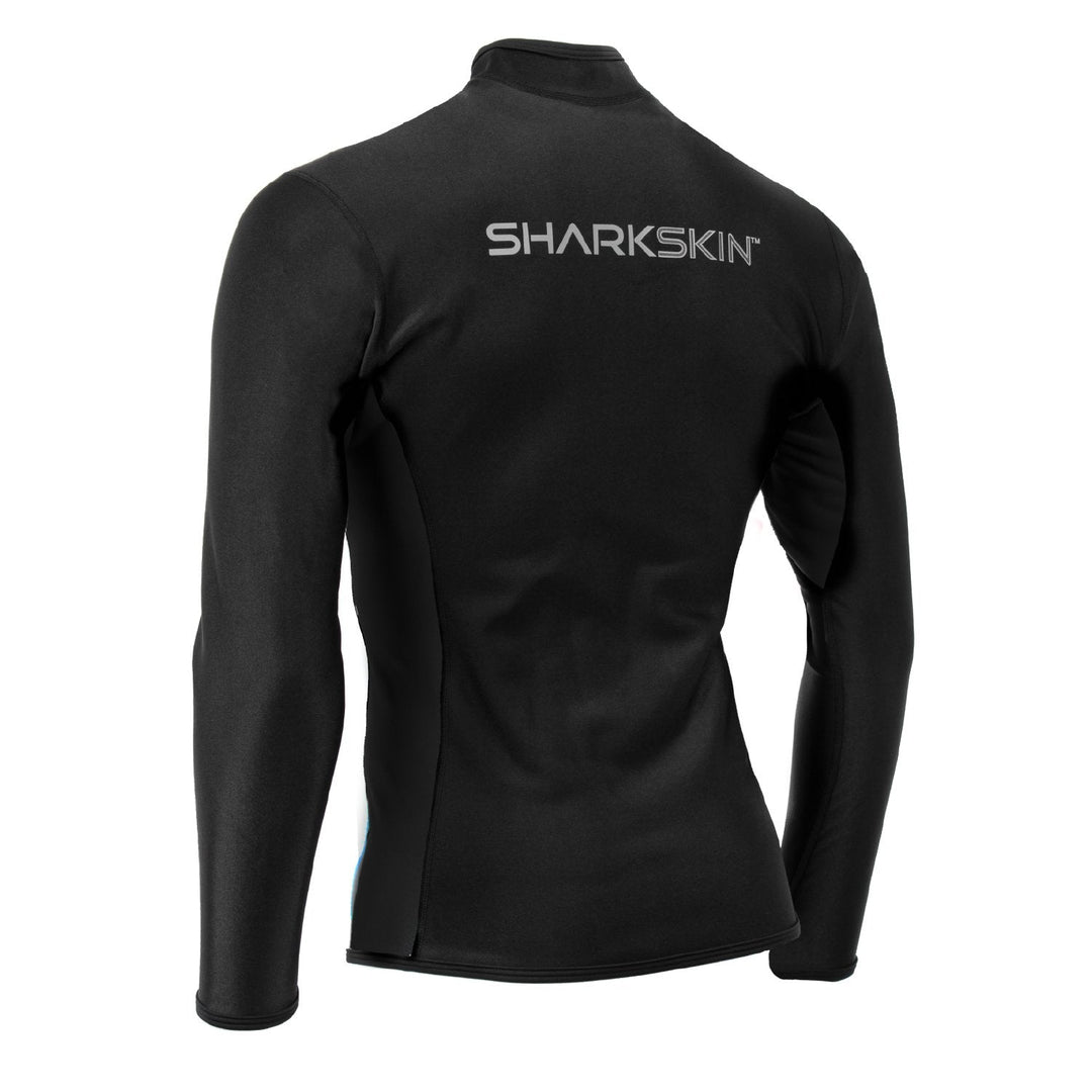 Sharkskin Chillproof Long Sleeve Full Zip - Mens Black