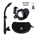 SHARKSKIN SEACLEAR MASK WITH UV ANTI FOG COATING & SHARKSKIN EASYCLEAR SPLASH GUARD SNORKEL WITH FREE ANTI-FOG