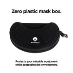 SHARKSKIN SEACLEAR MASK WITH UV ANTI FOG COATING & SHARKSKIN EASYCLEAR SPLASH GUARD SNORKEL WITH FREE ANTI-FOG