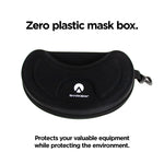 SHARKSKIN ADULT MASK, COMFORT SNORKEL & FIN SET WITH MESH BAG & ANTIFOG