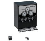 REMOTE FILLING PANEL DOUBLE PRESSURE GAUGE WITH VALVES AND FILL WHIPS