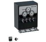 REMOTE FILLING PANEL DOUBLE PRESSURE GAUGE WITH VALVES AND FILL WHIPS